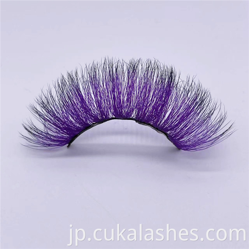 Ombre Purple Lashes